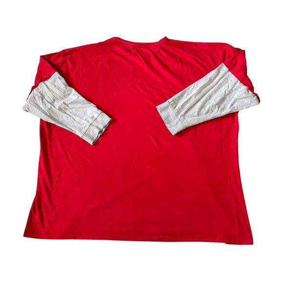 NFL Team Apparel Red Kansas City Chiefs Long Sleeve Tee Mens Size 4X - Picture 6 of 6